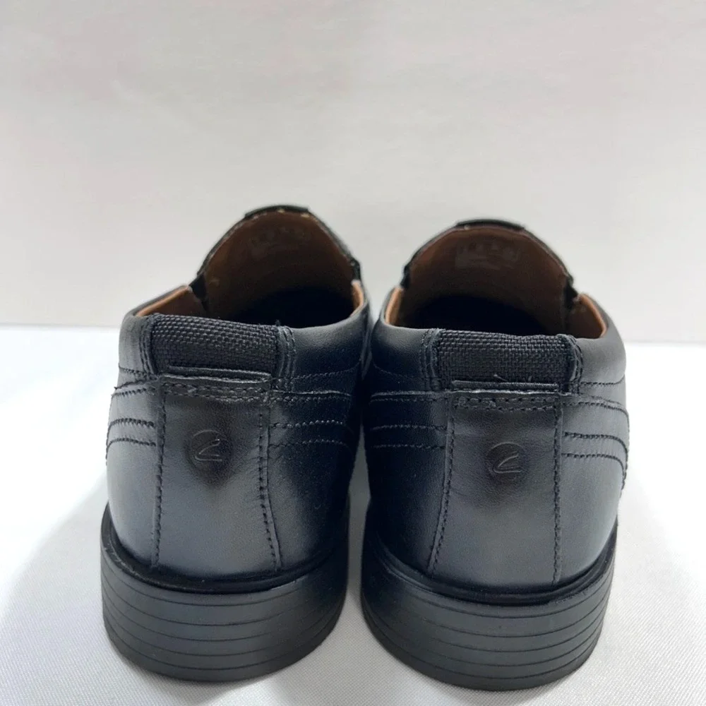 Clarks  Collection Clarkslite Ave Loafers‎ Black Men's Shoes Leather US 10M
